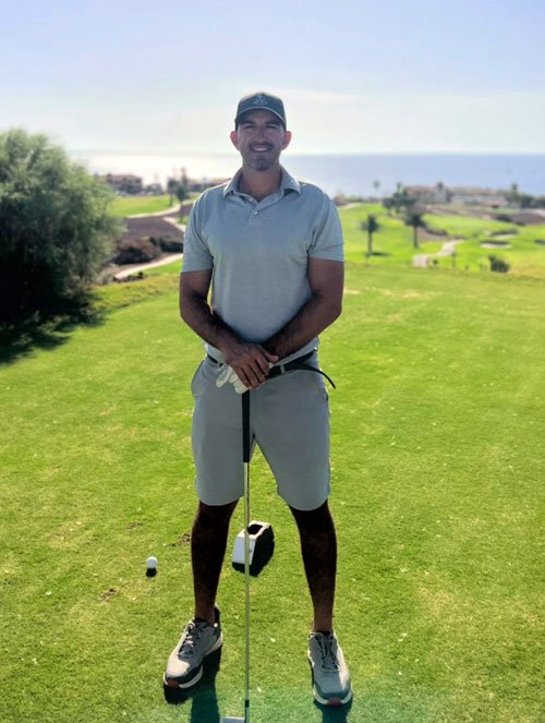 James Ferraby, profesor de la Escuela Golf del Sur